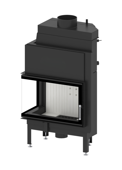 wasserführender Kamineinsatz KOVI ALAQS 68×53. L 19KW – Bild 2