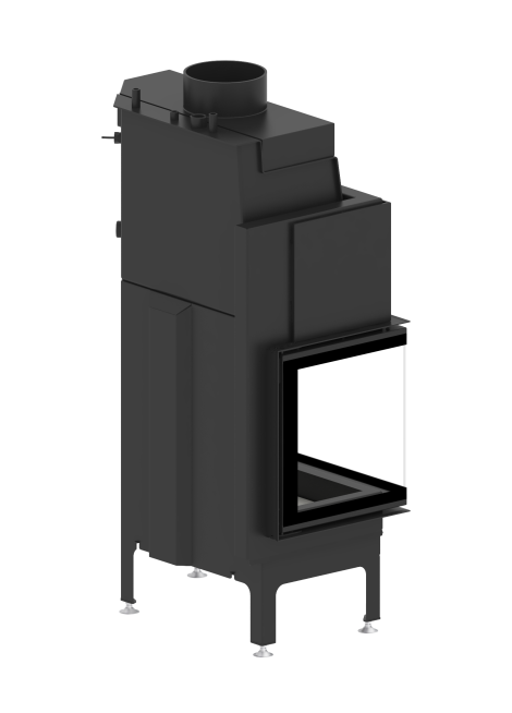 wasserführender Kamineinsatz KOVI ALAQS 68×53. L 19KW – Bild 3