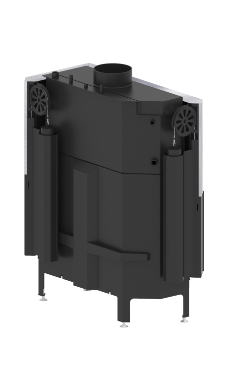 wasserführender Kamineinsatz KOVI ALAQS90×41. RG-D 21 KW - Image 4