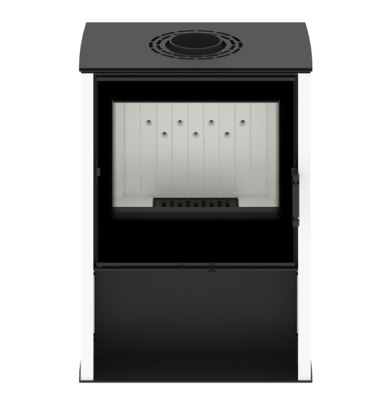 Modern Kamineinsatz KOVI Lupo M White 11KW