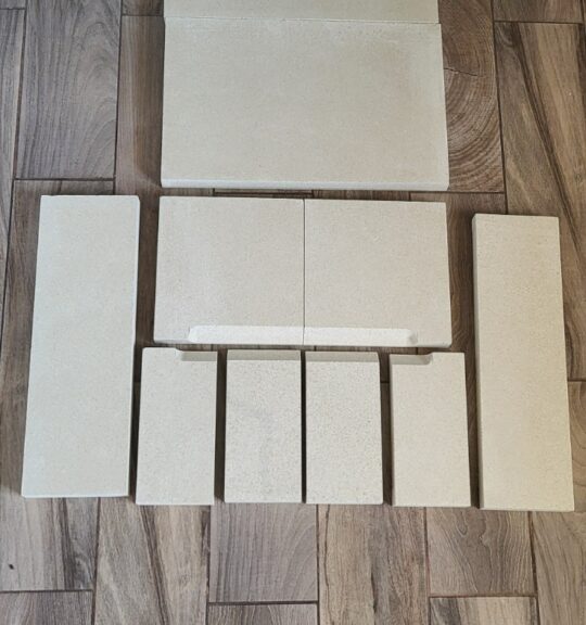 Feuerraumauskleidungen für Wamsler Gea KF 101 Typ 10180, Typ 11180 Kamin