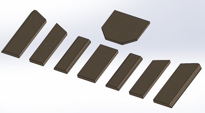 Feuerraumauskleidungen für Haas+Sohn Haas-Sohn Millenium 200.15 Kamin