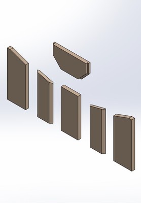 Feuerraumauskleidungen für HARK FINO Kamin