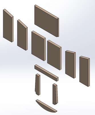 Feuerraumauskleidungen für HARK ATOS Kamin