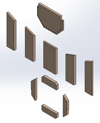 Feuerraumauskleidungen für Justus Usedom 7 Kamin