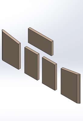 Feuerraumauskleidungen für HARK58 Kamin