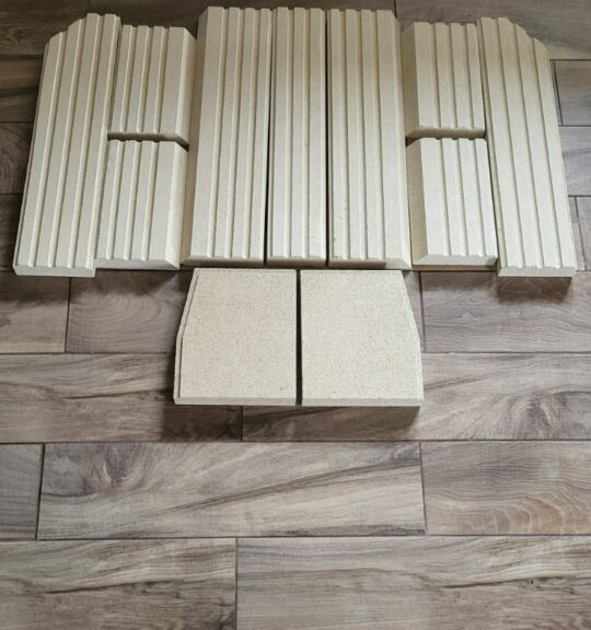 Feuerraumauskleidungen für Leda Fondia Kamin