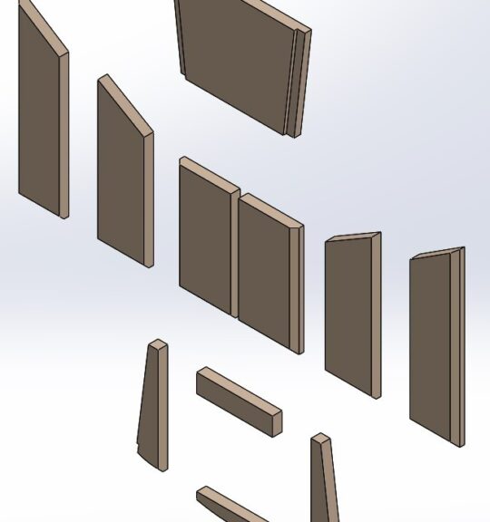 Feuerraumauskleidungen für Skantherm Ivo  Var. B Kamin