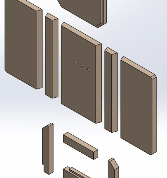 Feuerraumauskleidungen für Wodtke Tio Water KK50 RW-1 / KK50-10 RW-1 Kamin