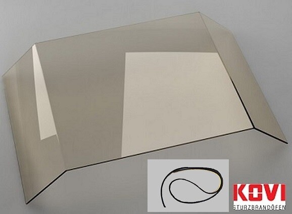 GLASSCHEIBE PASSEND FÜR JUSTUS KAMINOFEN BORKUM