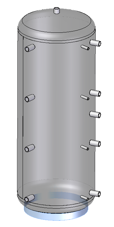 Heizungsspeicher Pufferspeicher 1500 liter ohne WT mit 1 WT oder mit 2 WT – Bild 8