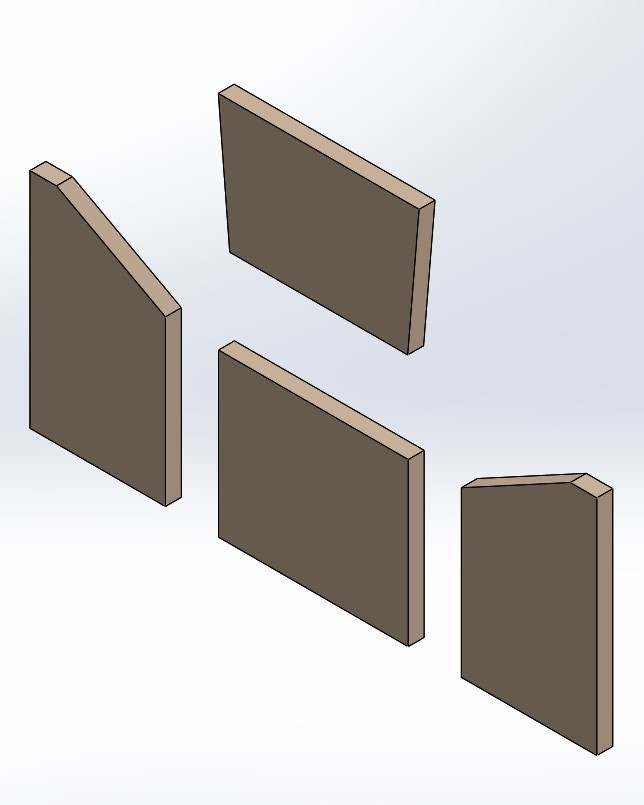 Feuerraumauskleidungen für Drooff Arola Kamin