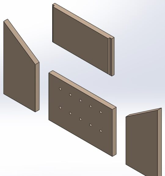 Feuerraumauskleidungen für Fireplace Meltemi Kamin