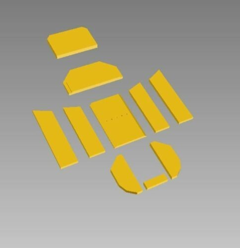 Feuerraumauskleidungen für Justus Texel 7 Kamin